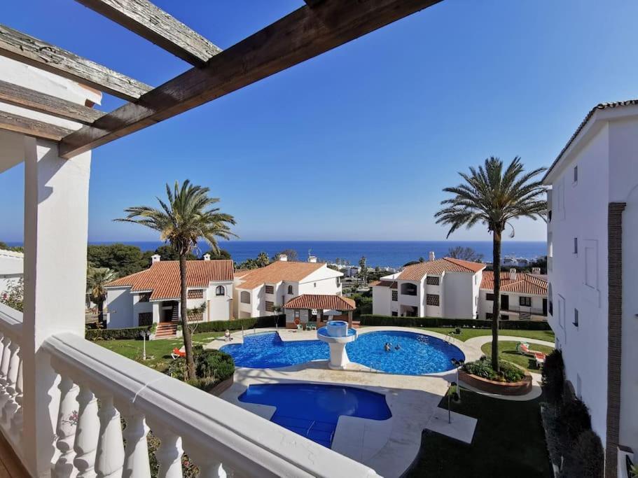 2Br+1Bthr Precioso Apartamento Con Vistas Al Mar Mijas Eksteriør bilde